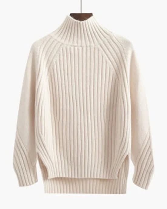 Georgina Ribbed High Neck Knitted Jumper_5