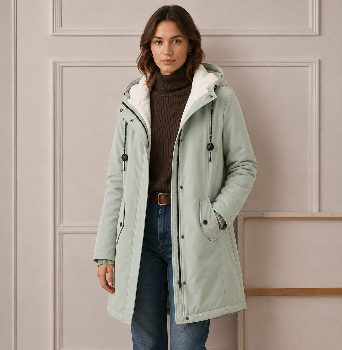 Emmeline Fleece Lined Hooded Winter Coat_14