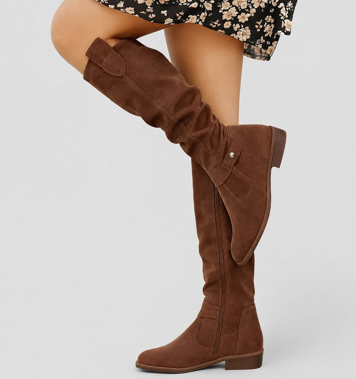 Helena Slouch Suede Knee High Boots_9