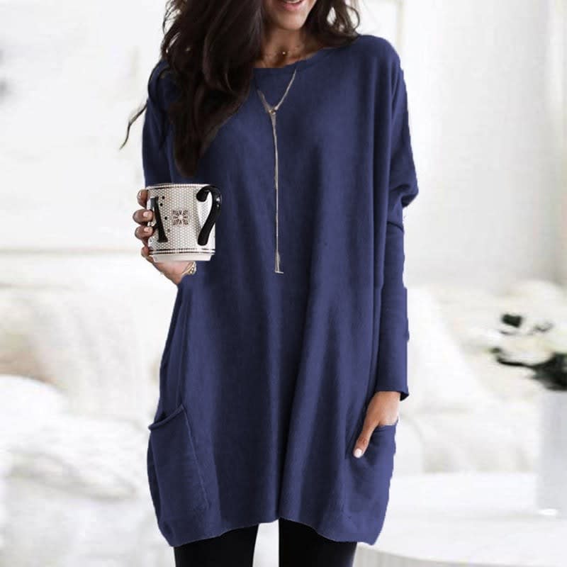 Sabine Longline Tunic Knitted Jumper_11