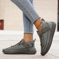 Sena Lace-Up Casual Trainers with Strap