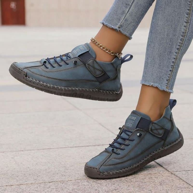 Sena Lace-Up Casual Trainers with Strap