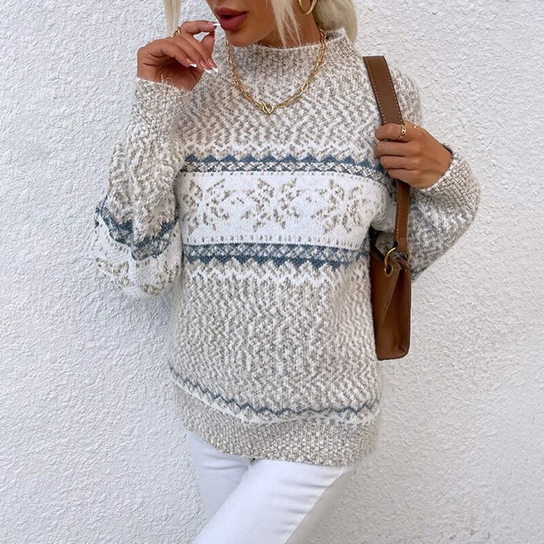 Saoirse Snowflake Fair Isle Christmas Jumper