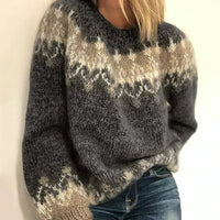 Rosamund Nordic Fair Isle Knitted Jumper