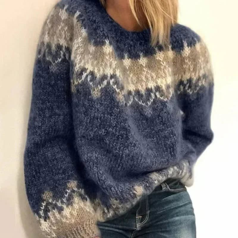 Rosamund Nordic Fair Isle Knitted Jumper