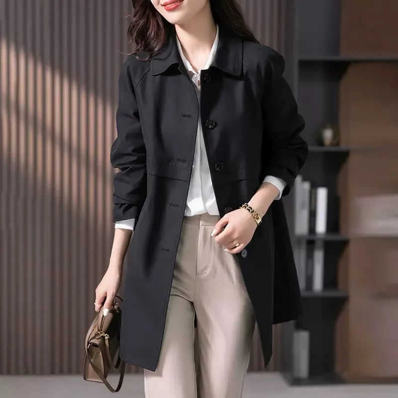 Anouk Single Breasted Longline Mac Coat_5