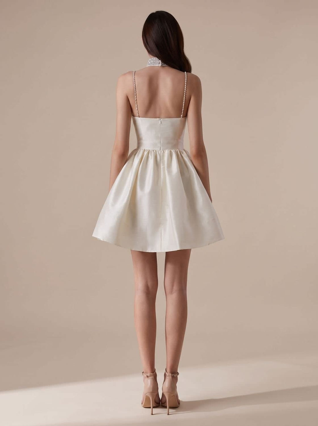 Ellie Satin Sweetheart Party Mini Dress