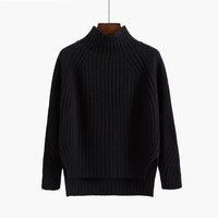 Georgina Ribbed High Neck Knitted Jumper