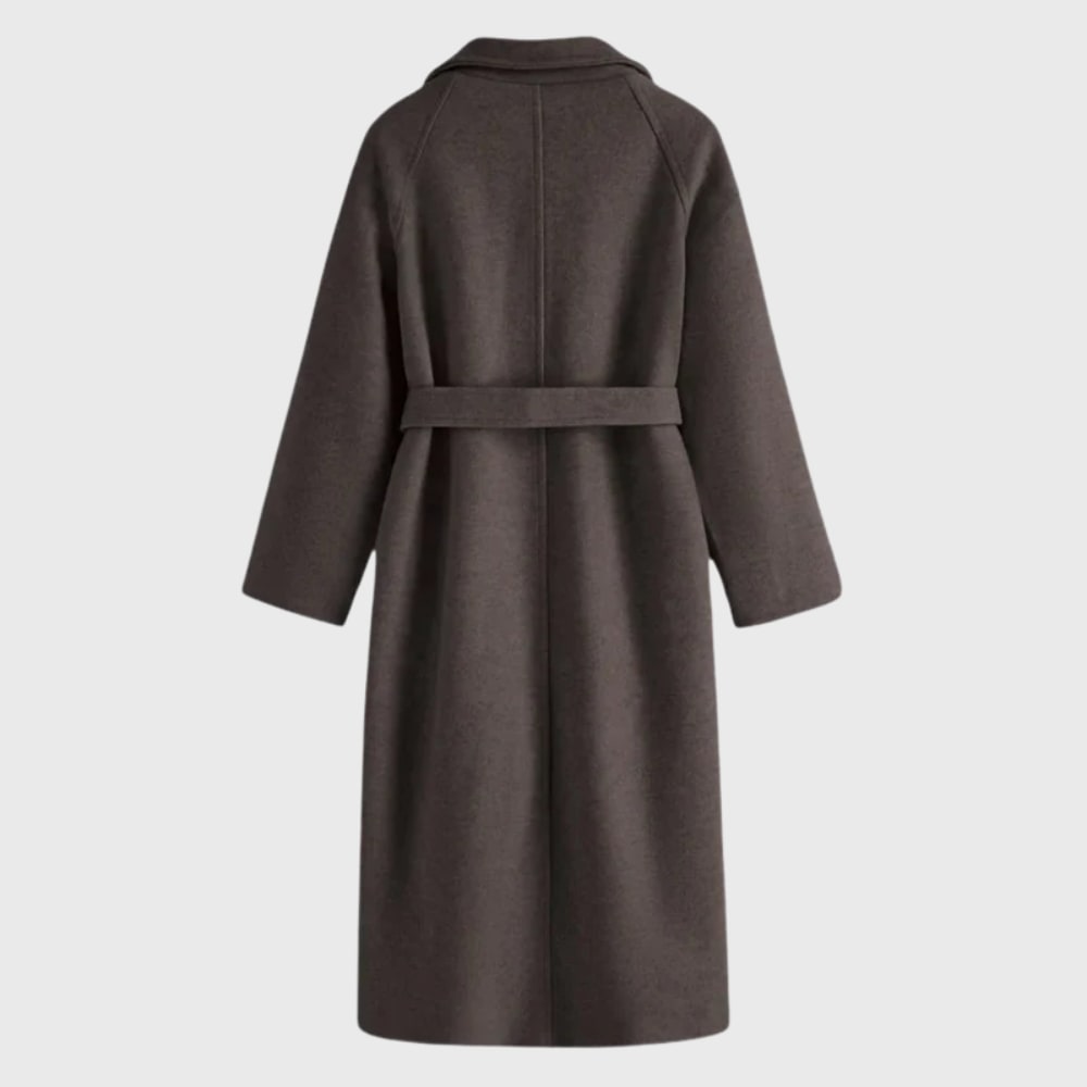 Beatrix Belted Shawl Collar Long Winter Coat_6