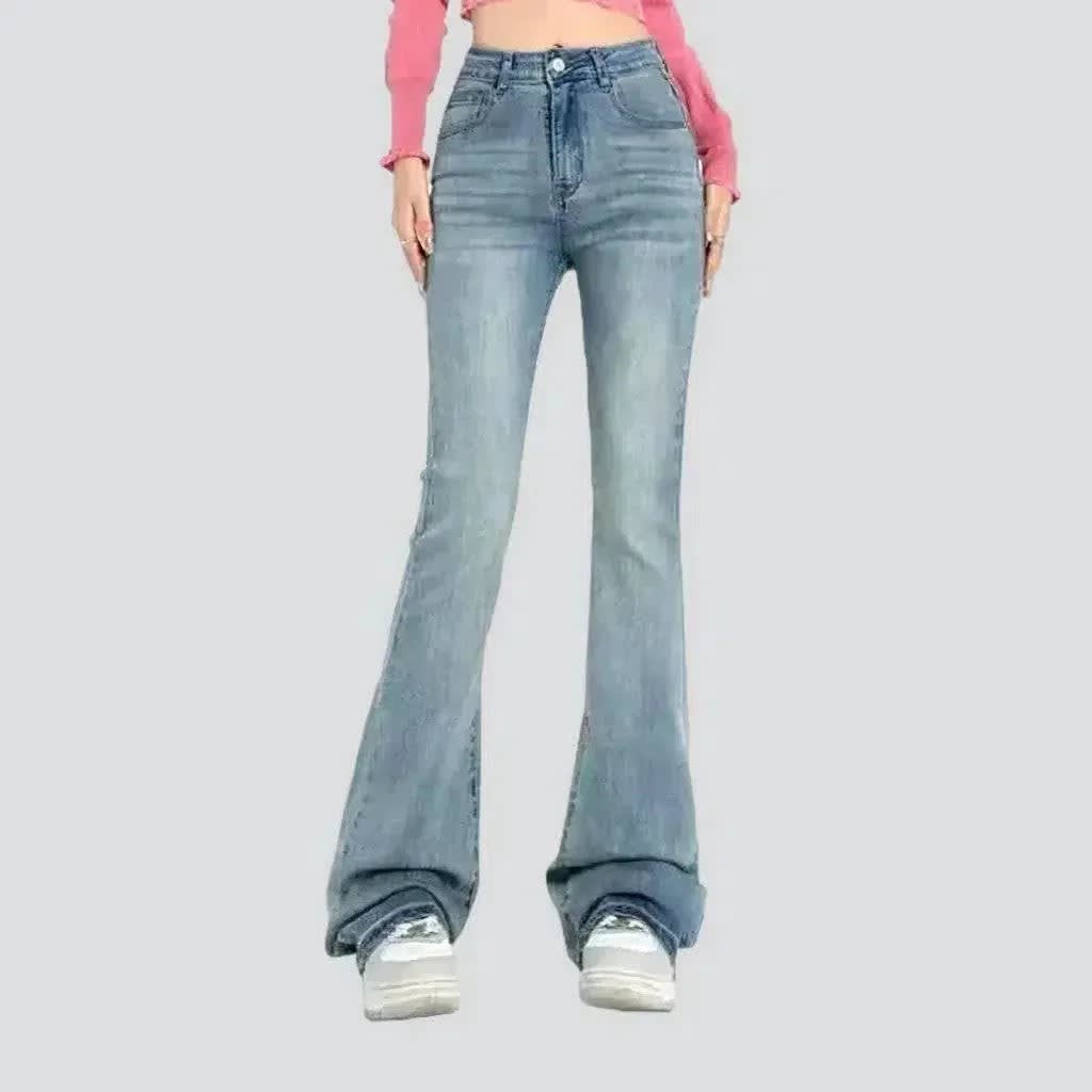 Keira Sanded Wash Bootcut Jeans_4