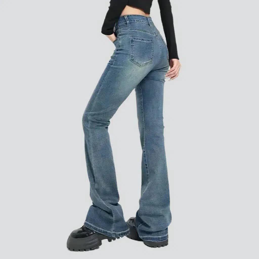 Keira Sanded Wash Bootcut Jeans