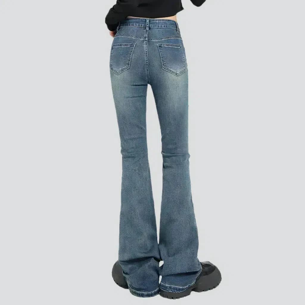 Keira Sanded Wash Bootcut Jeans