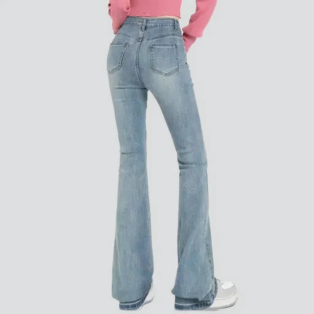 Keira Sanded Wash Bootcut Jeans