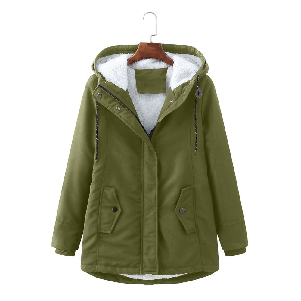 Emmeline Fleece Lined Hooded Winter Coat