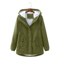 Emmeline Fleece Lined Hooded Winter Coat