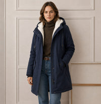 Emmeline Fleece Lined Hooded Winter Coat