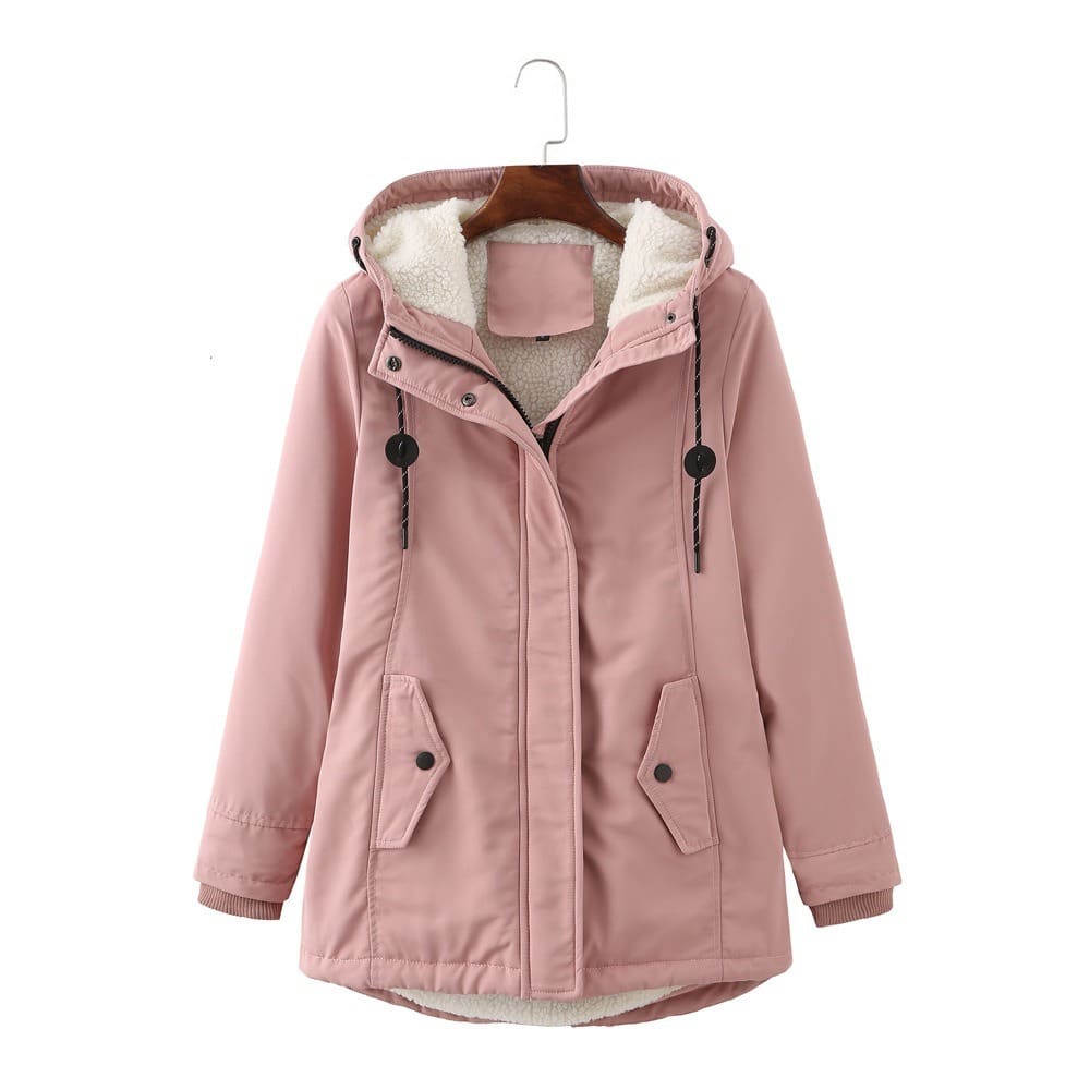 Emmeline Fleece Lined Hooded Winter Coat