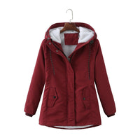 Emmeline Fleece Lined Hooded Winter Coat