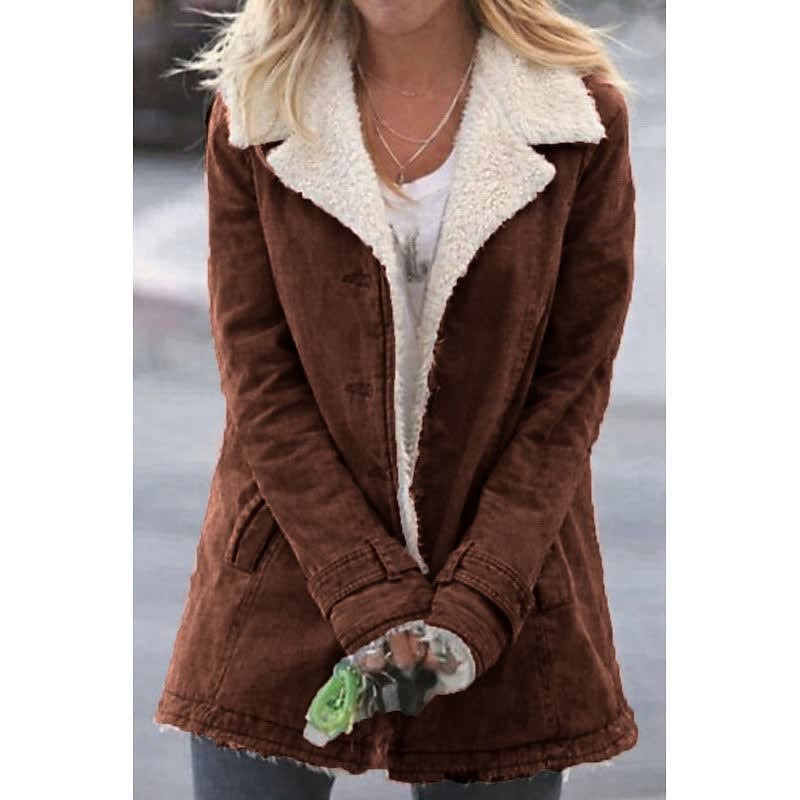 Noelle Sherpa Lined Winter Coat