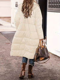 Celia Reversible Quilted Longline Winter Coat