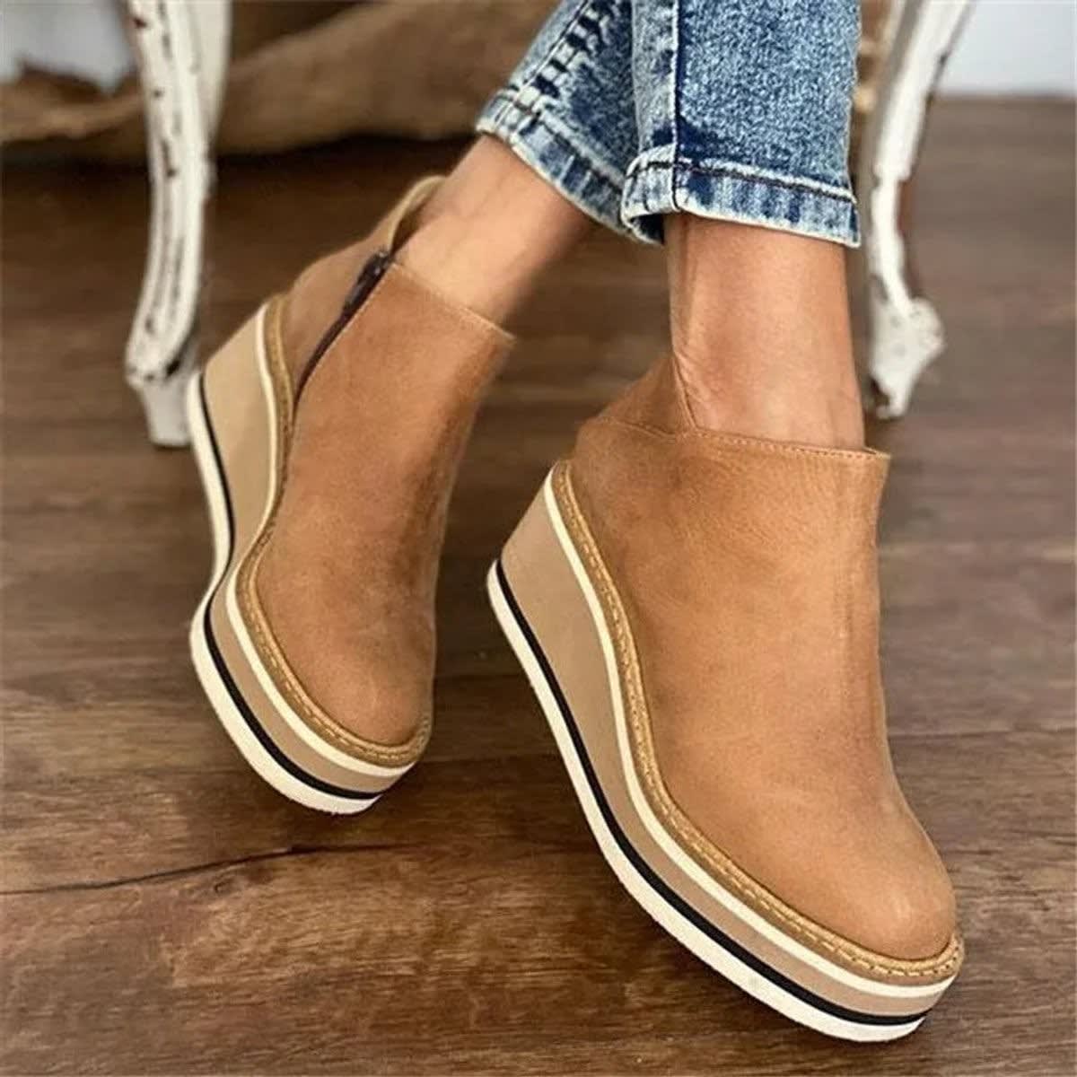Winifred Platform Wedge Heeled Boots_1