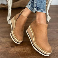 Winifred Platform Wedge Heeled Boots