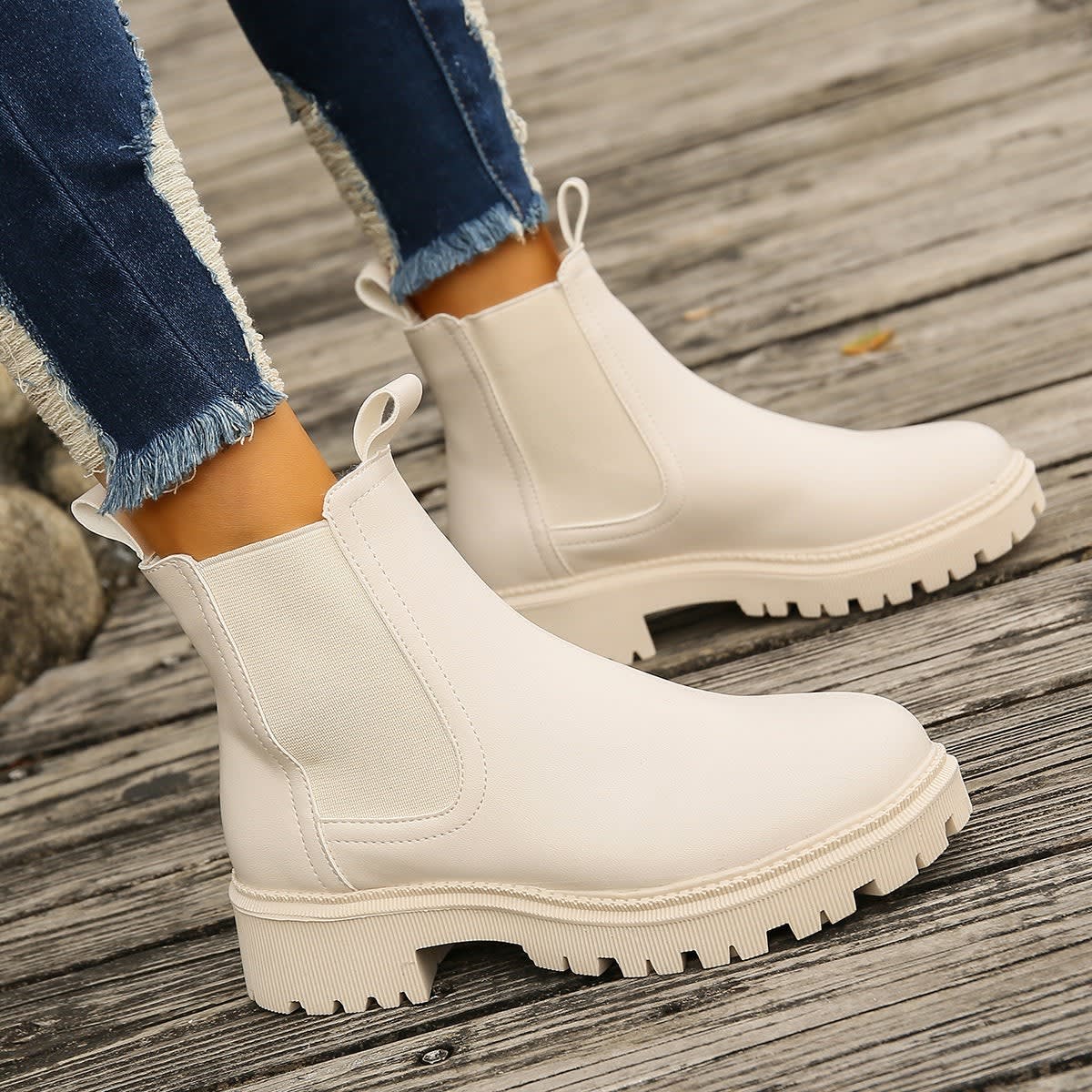 Greta Chunky Lug Sole Chelsea Boots_8