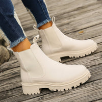 Greta Chunky Lug Sole Chelsea Boots