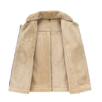 Tallulah Shearling Trim Aviator Gilet