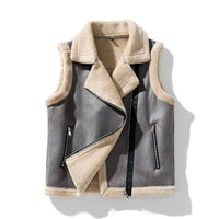 Tallulah Shearling Trim Aviator Gilet