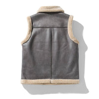 Tallulah Shearling Trim Aviator Gilet