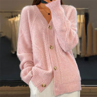Solene Soft Knit Button Cardigan