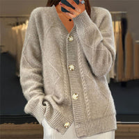 Solene Soft Knit Button Cardigan