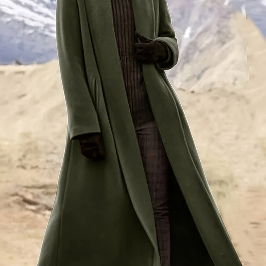 Georgina Open Front Longline Winter Coat_1