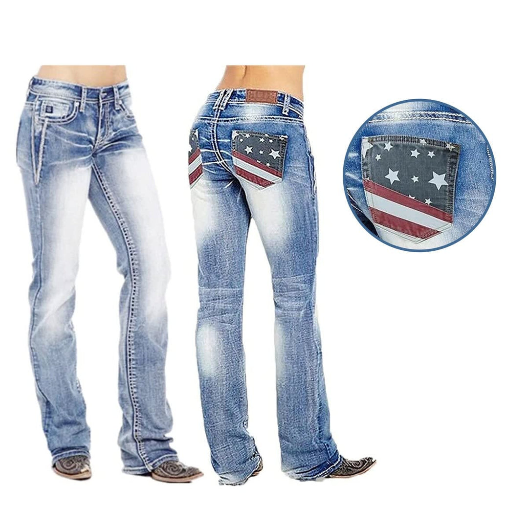 Briar Flag Pocket Bootcut Jeans