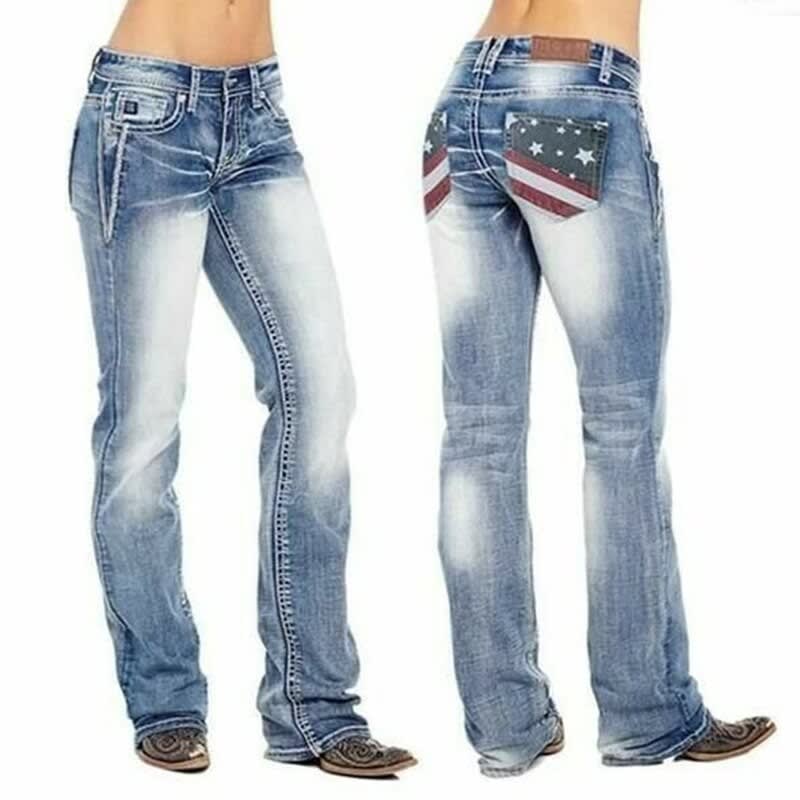 Briar Flag Pocket Bootcut Jeans