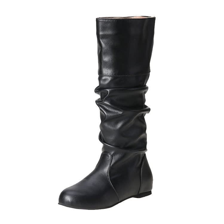 Verity Slouch Low Heel Knee High Boots_6