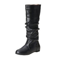 Verity Slouch Low Heel Knee High Boots