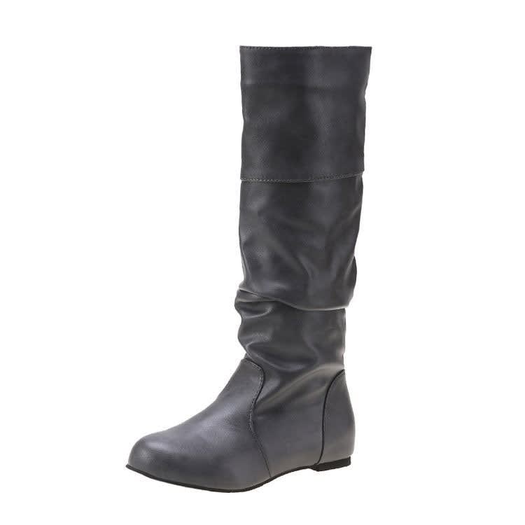 Verity Slouch Low Heel Knee High Boots_8