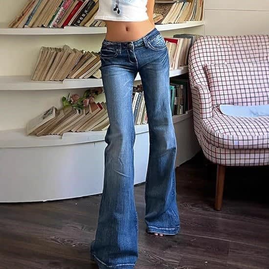Cassia Stretch Wide Leg Jeans for Women