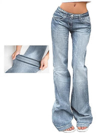 Cassia Stretch Wide Leg Jeans for Women