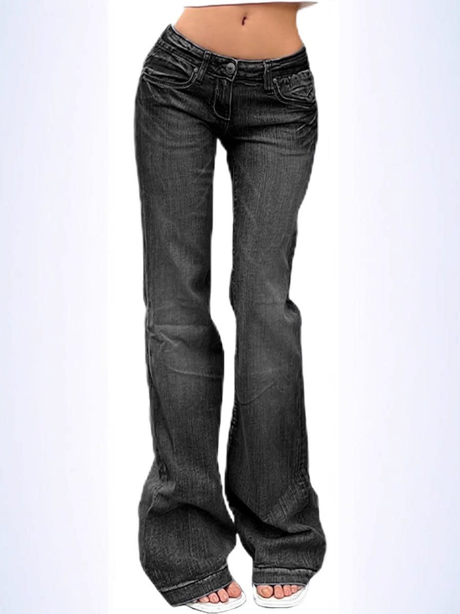 Cassia Stretch Wide Leg Jeans for Women
