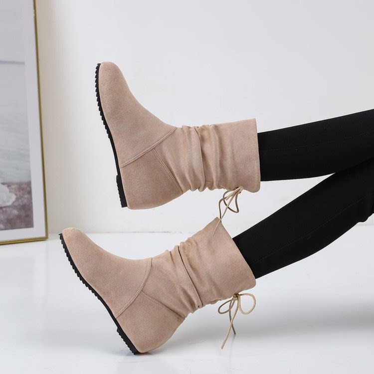 Odette Slouch Tie Back Ankle Boots