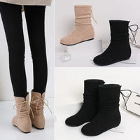 Odette Slouch Tie Back Ankle Boots