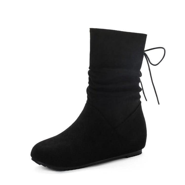 Odette Slouch Tie Back Ankle Boots