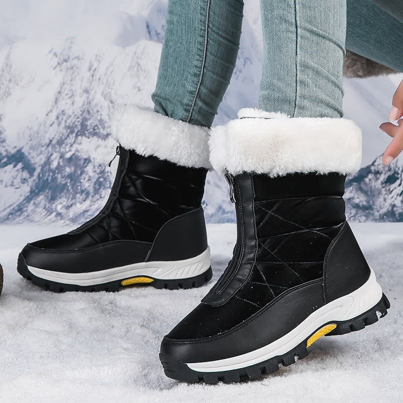 Antonia Faux Fur Cuff Winter Boots