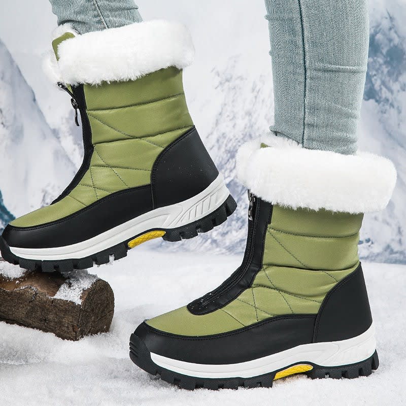 Antonia Faux Fur Cuff Winter Boots