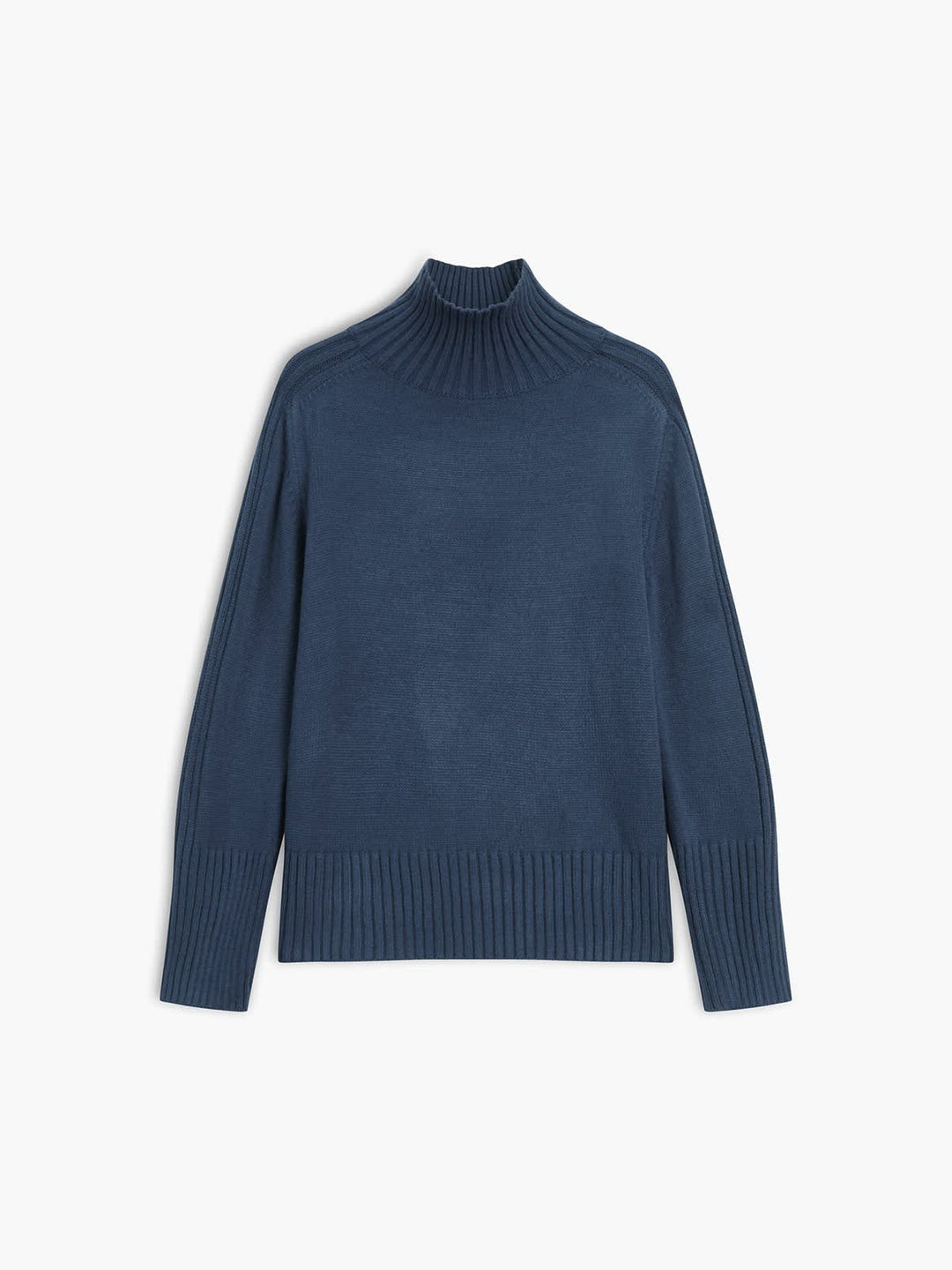 Simone Relaxed Drop Shoulder Roll Neck Jumper