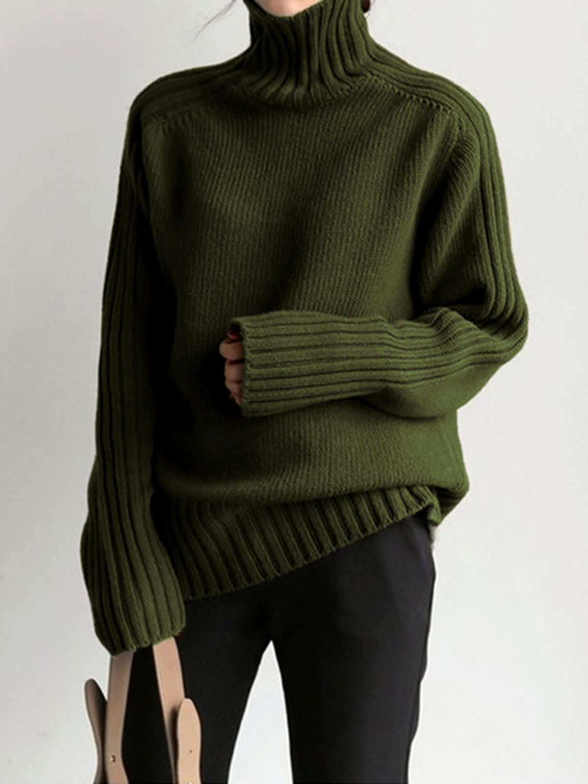 Simone Relaxed Drop Shoulder Roll Neck Jumper_6