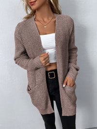 Melina Textured Knit Open Front Cardigan